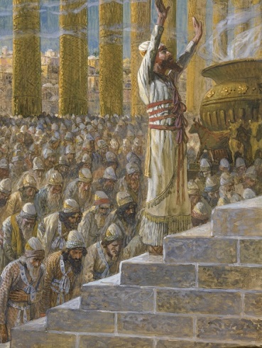 Oraciones ante el Templo de Salomón