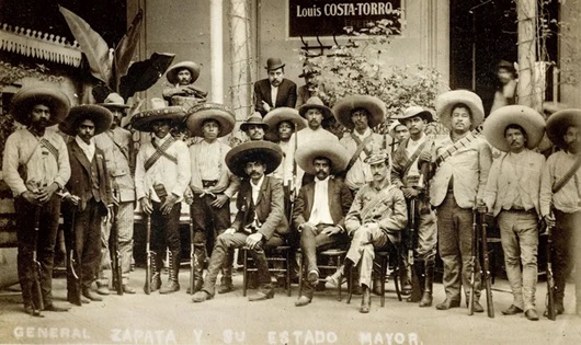 Zapata y su Estado mayor