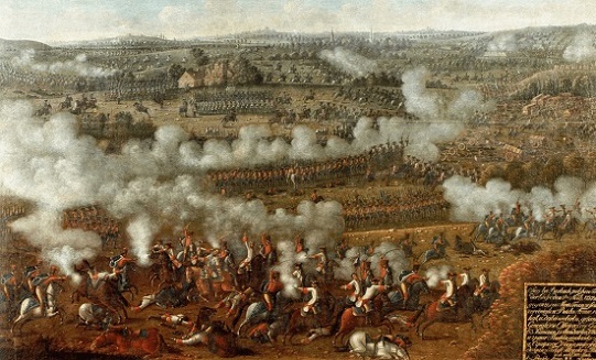 Pintura de la batalla de Rossbach