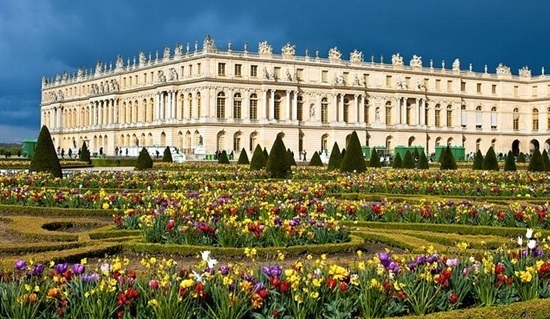Vista de uno de los jardines del Palacio de Versalles